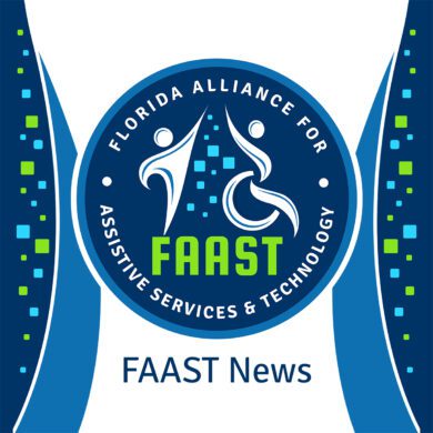 Graphic representation of the Florida Alliance for Assistive Services & Technology for the blog news