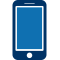 Icon representing a phone or tablet device