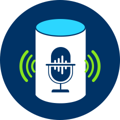 Icon for speech and communication equipment available through FAAST.org