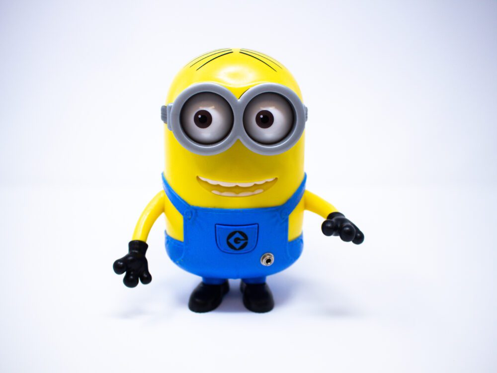 Animated Minion - Switch Adapted Toy available in the lending library at FAAST.org