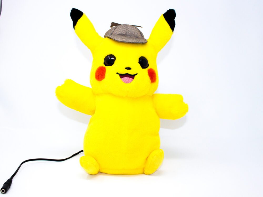 Detective Pikachu Talking Adaptive Toy available in the lending library at FAAST.org