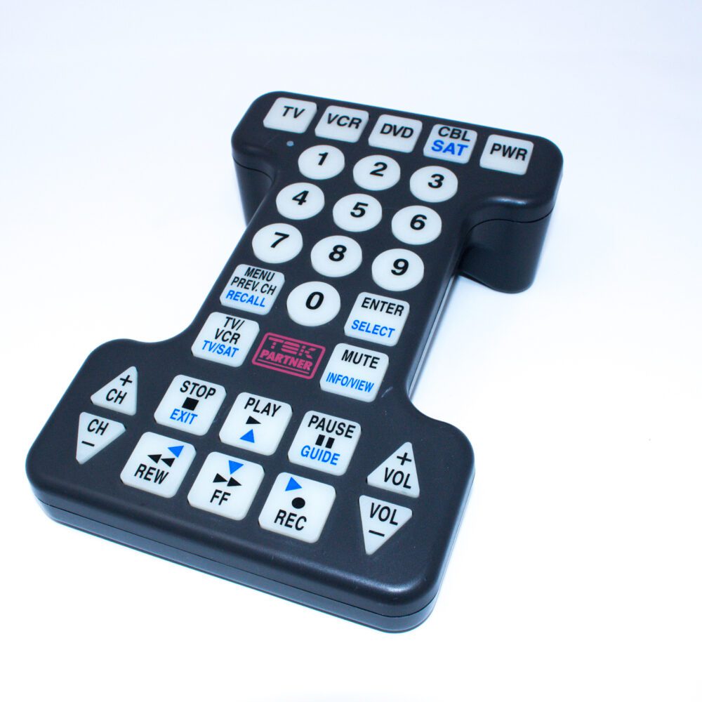Large Button TV Remote available in the lending library at FAAST.org