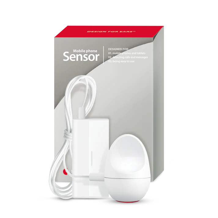 Small egg shaped device with cord